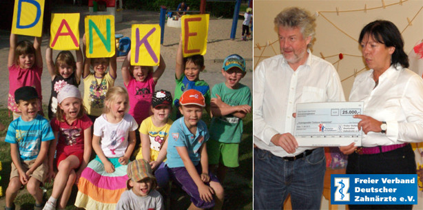 FVDZ und Deutsches Kinderhilfswerk spenden 25.000 Euro