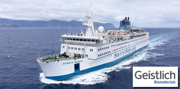 Geistlich Pharma unterstützt „Mercy Ships“