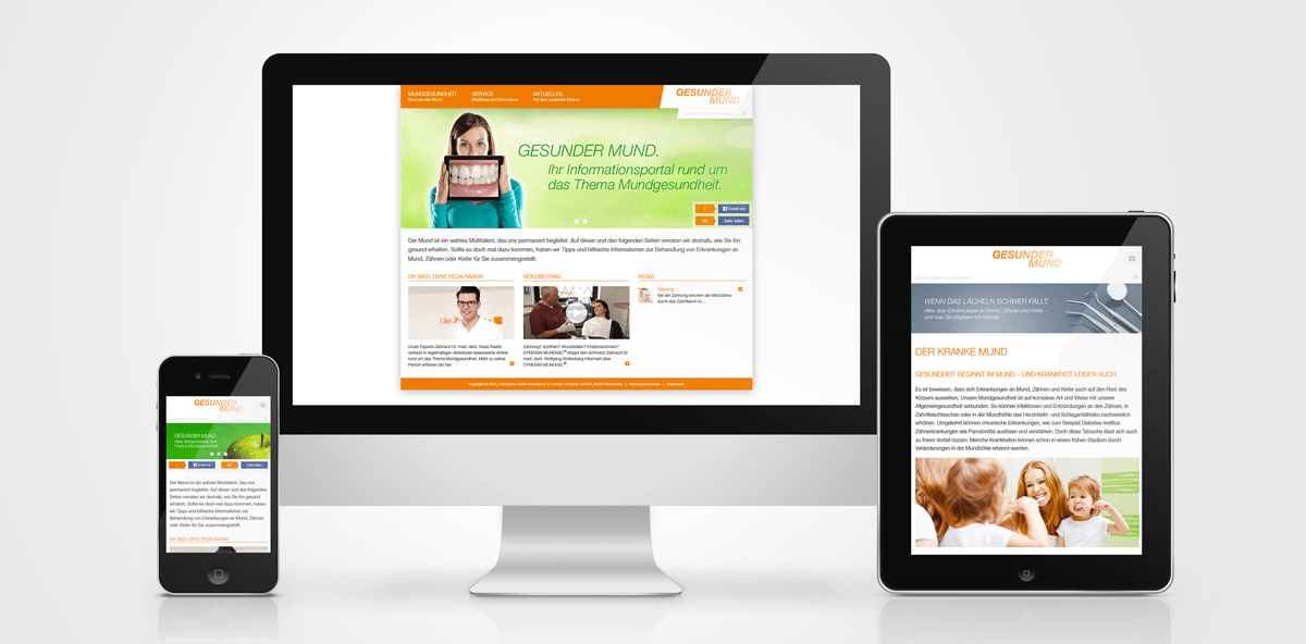 Neue Website von Kreussler Pharma mit Tipps für Mundgesundheit