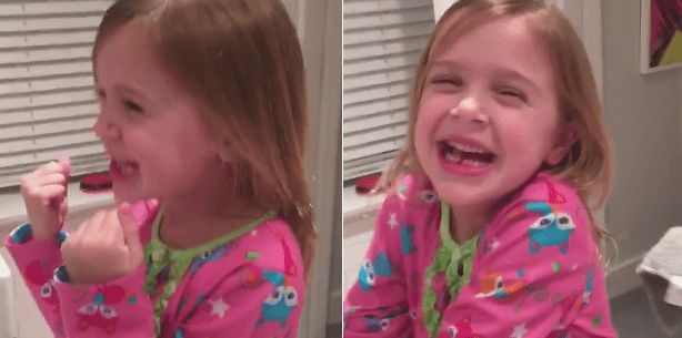 Das derzeit wohl süßeste Wackelzahn-Video der Welt