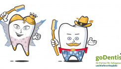 Zähneputzen mit Cowboy und Fee