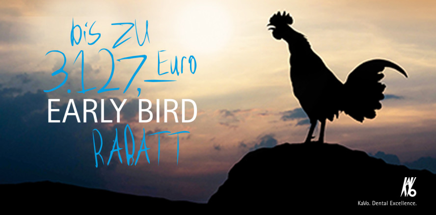 Early Bird Rabatt bei KaVo