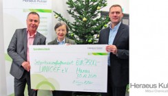 Heraeus Kulzer spendet für UNICEF: Geschenke, die etwas bewegen
