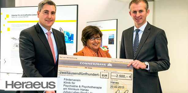 Heraeus Holding spendet 5.000 Euro