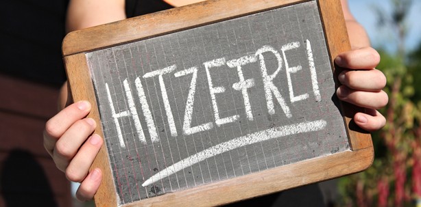 Hitzefrei gibt es im Büro nur in Ausnahmefällen
