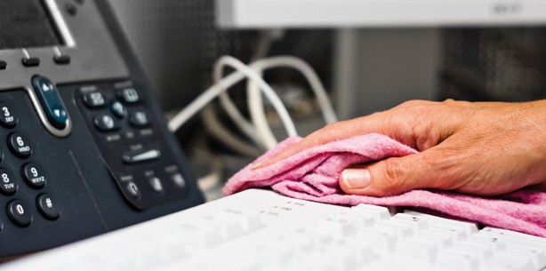 Hygiene am Arbeitsplatz sollte groß geschrieben werden