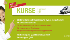 Hygienebeauftragte: Neues 20-Stunden-Kursformat