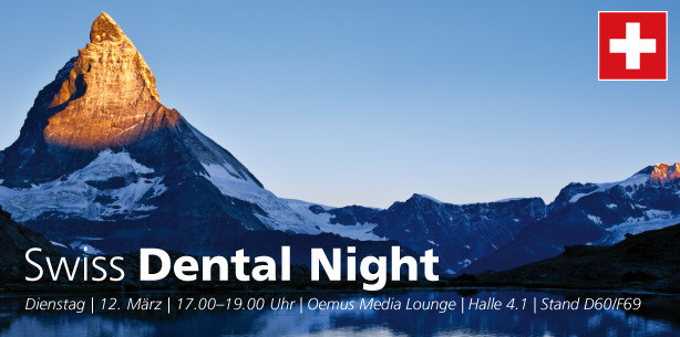 SWISS DENTAL NIGHT auf der IDS 2013