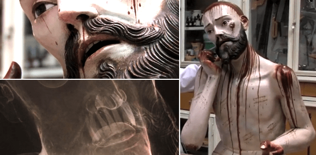 Menschliche Zähne in Christus-Statue gefunden