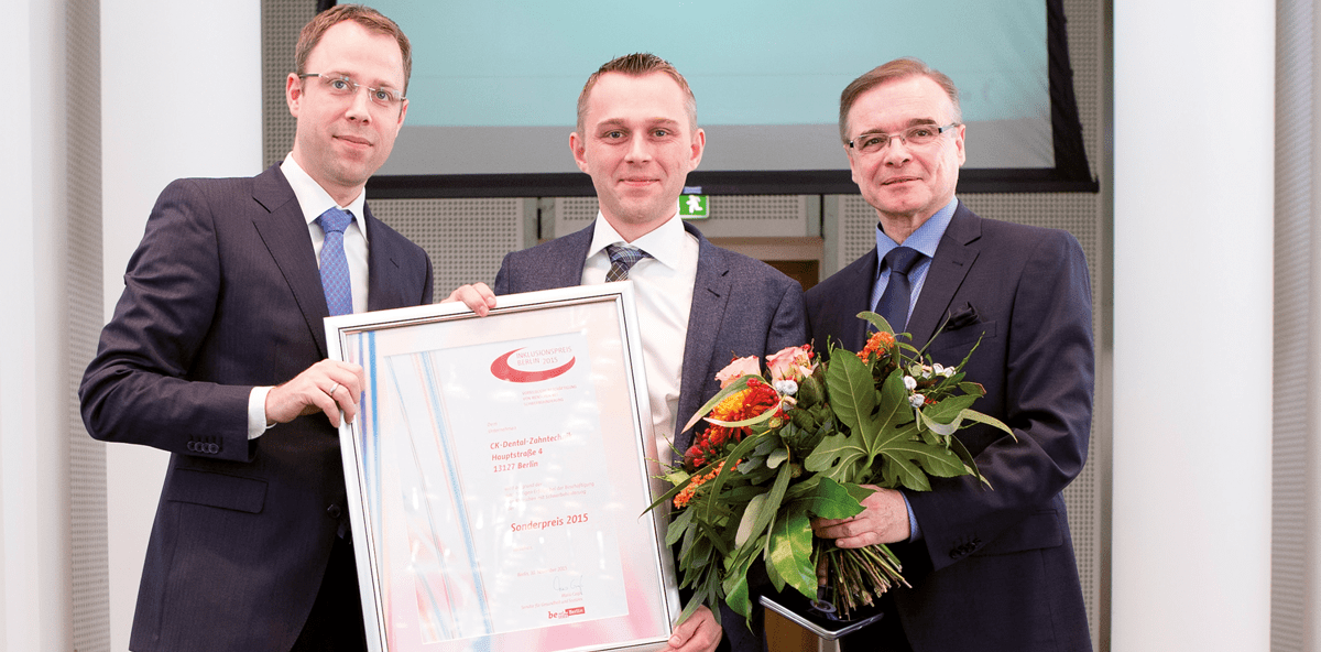 Innungslabor erhält Inklusionspreis des Landes Berlin 2015