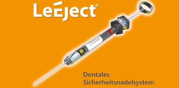 Neu: LeEject-Sicherheitsspritze und Nadelsystem