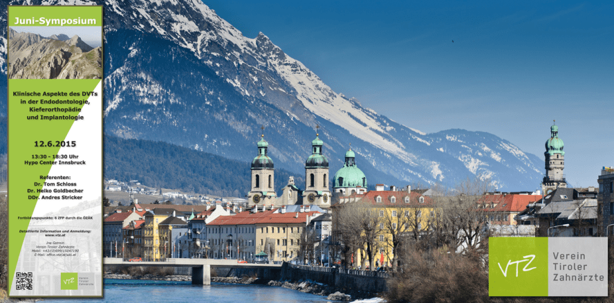 Klinische Aspekte des DVT: Tiroler Zahnärzte laden zu Juni-Symposium