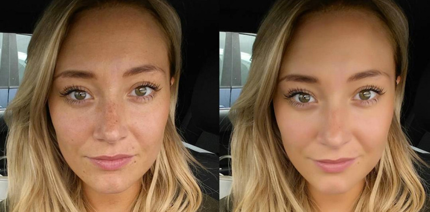 Kamera-App mit automatischem Beauty-Modus