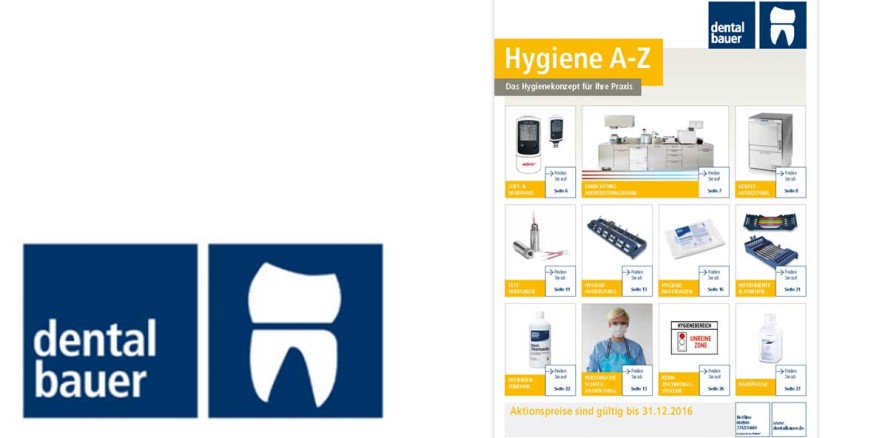 Neuer Katalog von dental bauer zu „Hygiene A – Z“