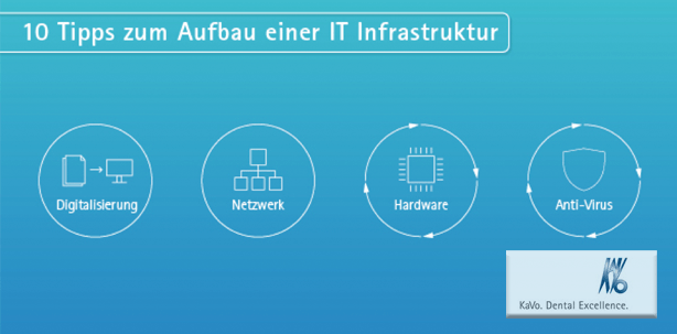 KaVo gibt Tipps zum Aufbau einer IT-Infrastruktur