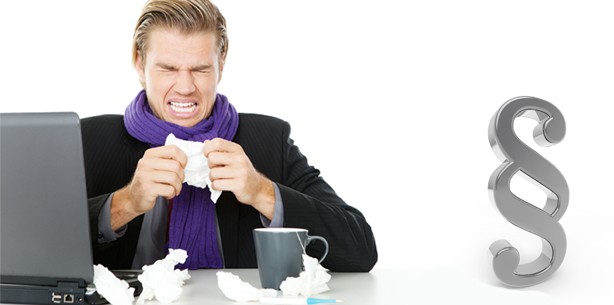 Wenn die Grippe kommt - Rechte und Pflichten im Job bei Krankheit
