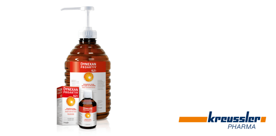 Dynexan Proaktiv ist das Chlorhexidin mit dem besseren Geschmack