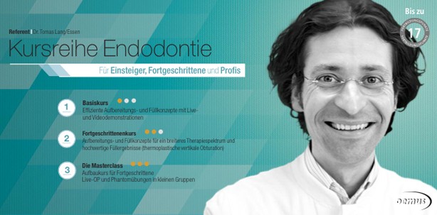 Kursreihe Endodontie in 2014 mit neuen Modulen
