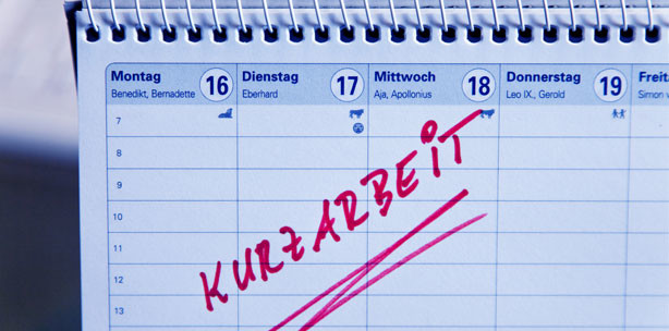 Erfolg mit Kurzarbeit - Auf die Rahmenbedingungen kommt es an