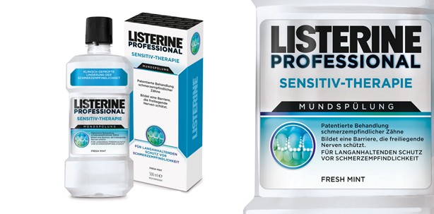 NEU: Listerine® Professional Sensitiv-Therapie™