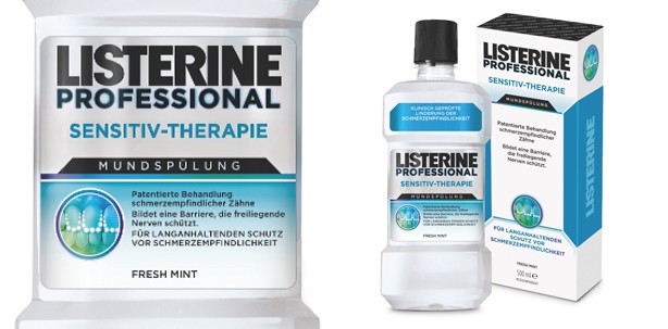 NEU: Listerine® Professional Sensitiv-Therapie