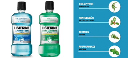 Mundspülungen verbessern die Kontrolle des dentalen Biofilms