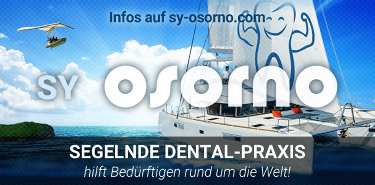Segelnde Dentalpraxis mit „Litfaßsäulen-Effekt“