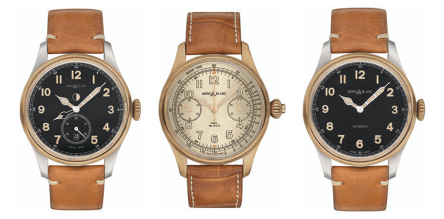 Montblanc ergänzt seine 1858 Kollektion durch Bronze-Modelle