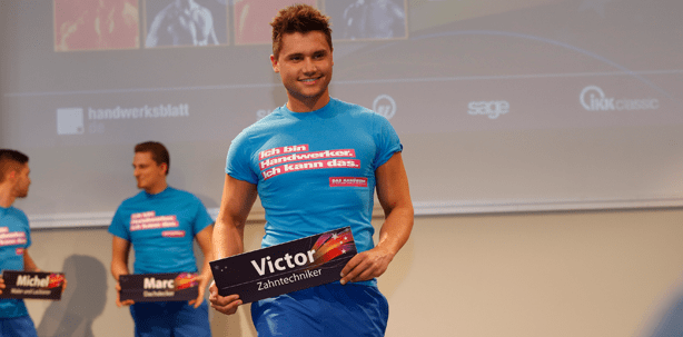 Mister Handwerk 2014 verleiht die „Lizenz zum Lächeln“