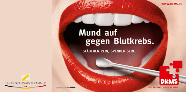 Dentalfachhandel unterstützt DKMS ehrenamtlich