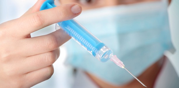 Hightech-Nadel sticht ähnlich wie ein Moskito