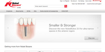 Nobel Biocare führt neuen Online Store in den USA ein