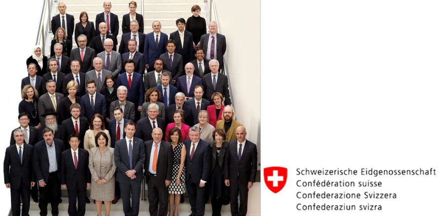 Schweizer Delegation beim OECD-Gesundheitsministertreffen in Paris