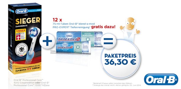 Exklusive Oral-B Praxis-Pakete – jetzt zum WM-Sonderpreis
