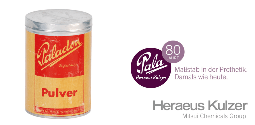 Der Prothesenkunststoff Paladon® wird 80 Jahre alt