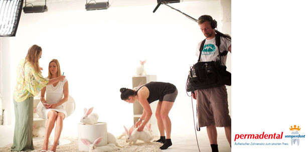Making-of zum ersten Permadental TV-Spot fertiggestellt