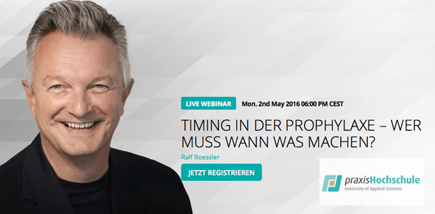 Neues Live-Webinar der praxisHochschule mit Prof. Dr. Ralf Rößler