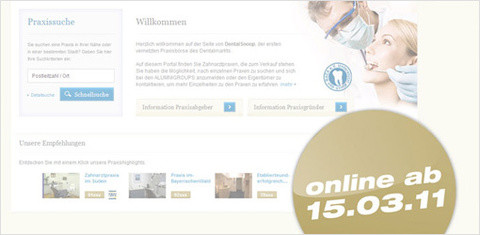 Coming soon: DentalSnoop - die vernetzte Praxisbörse für Sie!