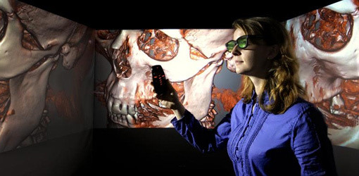 Saarbrücker Forscher entwerfen Schulungsraum für 3-D-Visualisierungen