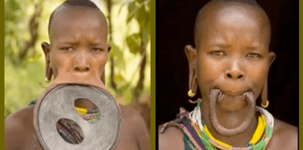 Größte Lippenscheibe der Welt schafft es ins Guinness-Buch