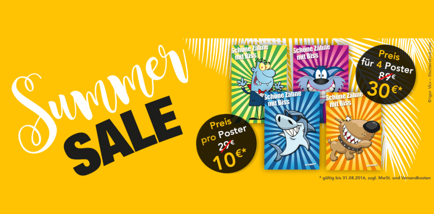 Katze, Haifisch & Co.: Fetzige Postermotive suchen neues Zuhause