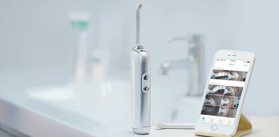 Luxuszahnbürste mit eingebauter Minikamera