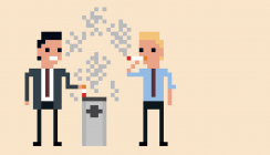 Mitarbeiter sind auf dem Weg zur Raucherpause nicht unfallversichert