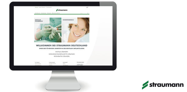 Straumann glänzt nach Relaunch mit neuem Web-Auftritt