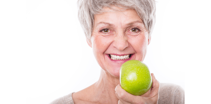 Fester Biss und schöne Zähne auch im hohen Alter