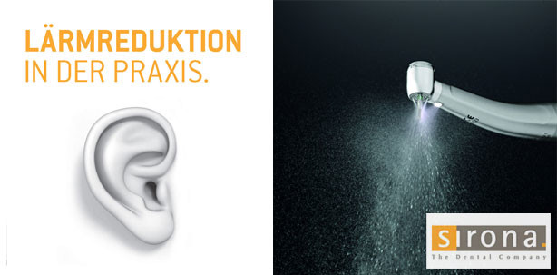Sirona-Ratgeber gibt Tipps zur Lärmreduktion in der Praxis