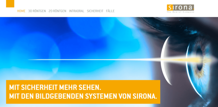 Mit Sicherheit mehr sehen: Dentsply Sirona launcht neue Webseite