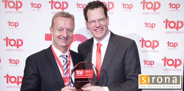 Sirona Dental als Top Arbeitgeber ausgezeichnet