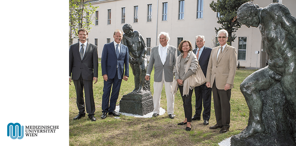 Skulpturenenthüllung am Sommerfest der Universitätszahnklinik
