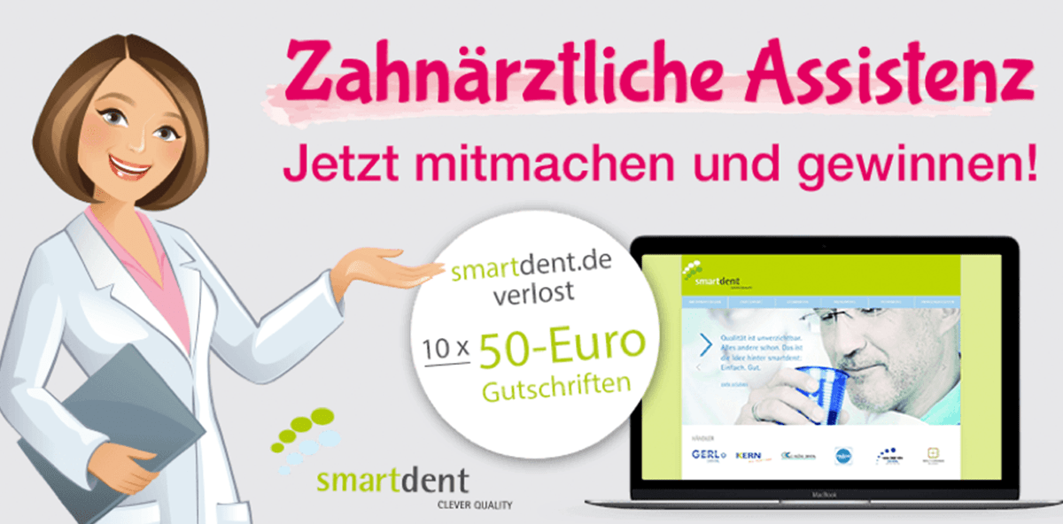 Jetzt mitmachen und gewinnen! Sparen mit smartdent.de